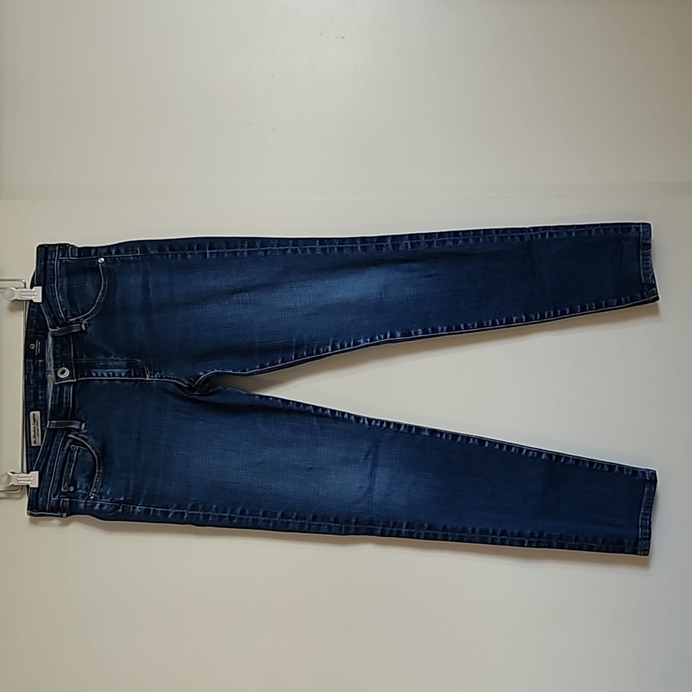 AG The Absolute Legging Extreme Skinny Ankle Jeans Mid-Rise Medium Blue Size 31R